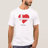 Ik hou van Denemarken T-shirt (Voorkant)