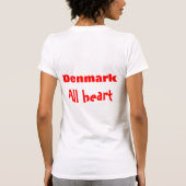 Ik hou van denemarken t-shirt (Achterkant)
