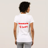 Ik hou van denemarken t-shirt (Achterkant volledig)