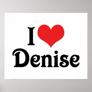 Ik hou van Denise Poster