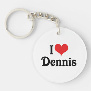 Ik hou van Dennis Sleutelhanger