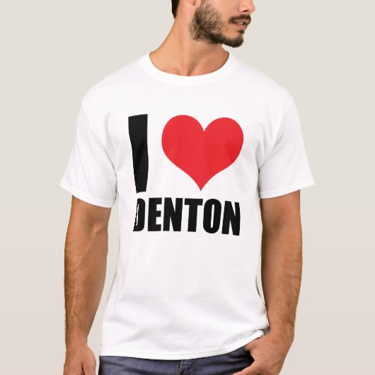 Ik hou van Denton T-shirt (Voorkant)