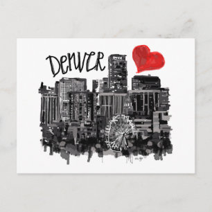 Ik hou van Denver Briefkaart