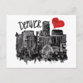 Ik hou van Denver Briefkaart (Voorkant)