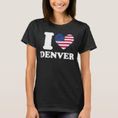 Ik hou van Denver I hart Denver T-shirt (Voorkant)