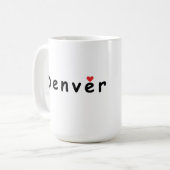 Ik hou van Denver Koffiemok (Voorkant links)