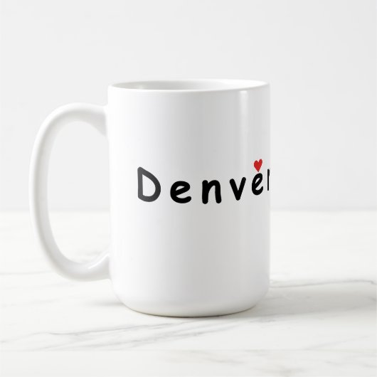 Ik hou van Denver Koffiemok (Links)