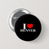 Ik hou van Denver Ronde Button 5,7 Cm (Voorkant /achterkant)