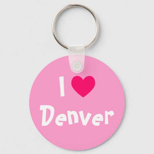 Ik hou van Denver Sleutelhanger (Voorkant)