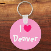 Ik hou van Denver Sleutelhanger (Voorkant)