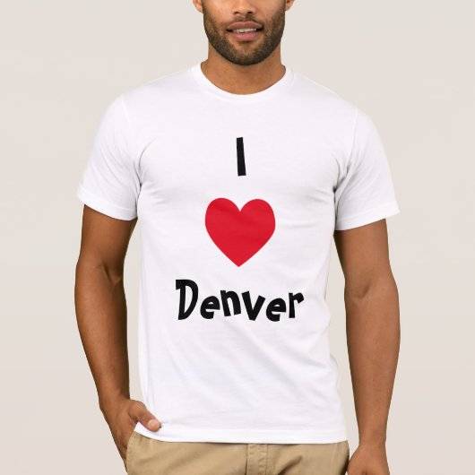 Ik hou van Denver T-shirt (Voorkant)