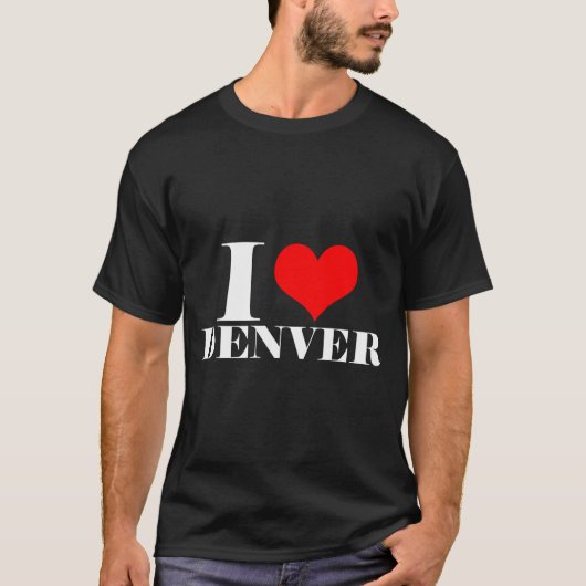 Ik hou van Denver T-shirt (Voorkant)