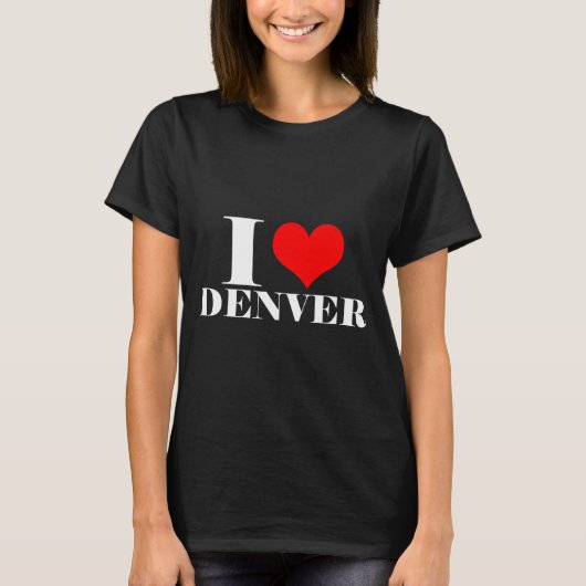 Ik hou van Denver T-shirt (Voorkant)