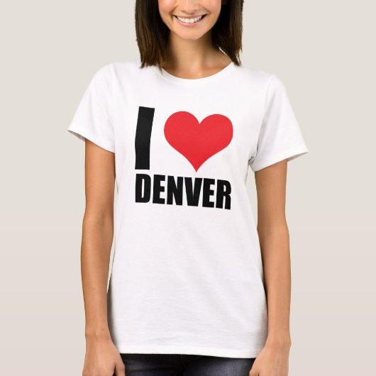 Ik hou van Denver T-shirt (Voorkant)