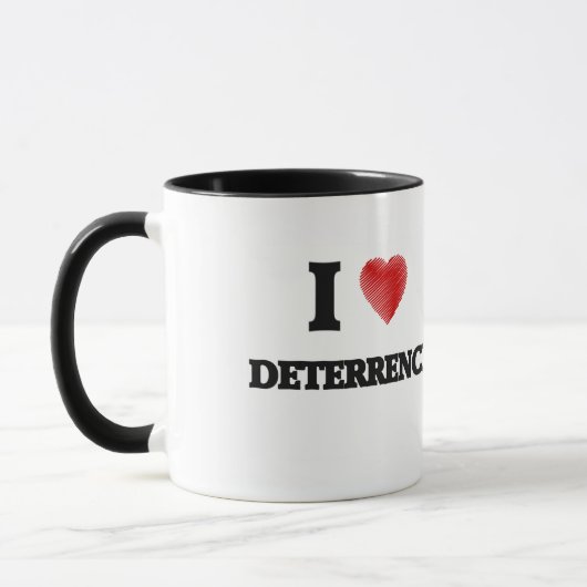 Ik hou van Deterrence Mok (Links)