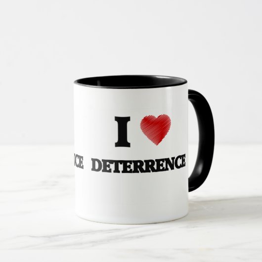 Ik hou van Deterrence Mok (Voorkant rechts)