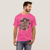 Ik hou van Devils Lake State Park Wisconsin met wa T-shirt (Voorkant volledig)