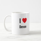 Ik hou van Devon Koffiemok (Links)