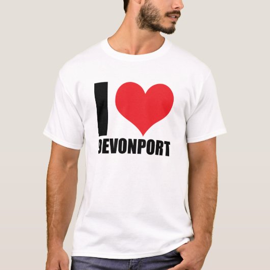 Ik hou van Devonport T-shirt (Voorkant)