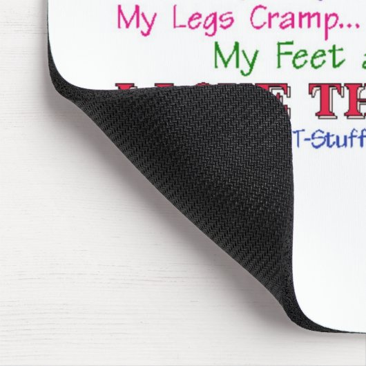 Ik hou van deze baan! muismat (Hoek)