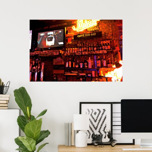 Ik hou van deze Bar Poster groot (Thuiskantoor)