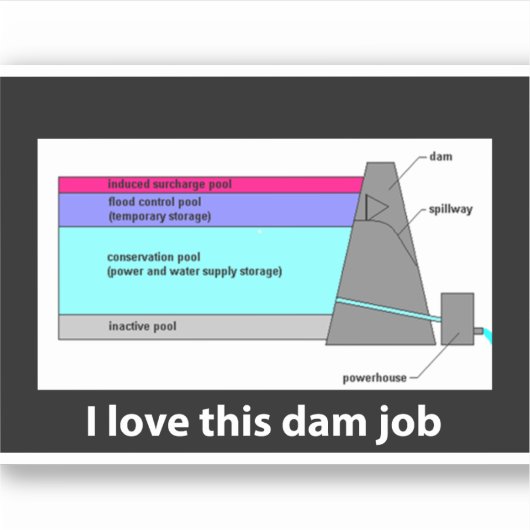 Ik hou van deze damestaak sticker (Voorkant)