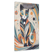 Ik hou van deze minimalistische vectorkattenkunst klembord (Rechts)