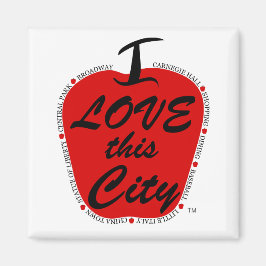 Ik hou van deze stad magnent magneet