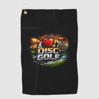 Ik hou van DG Golfhanddoek