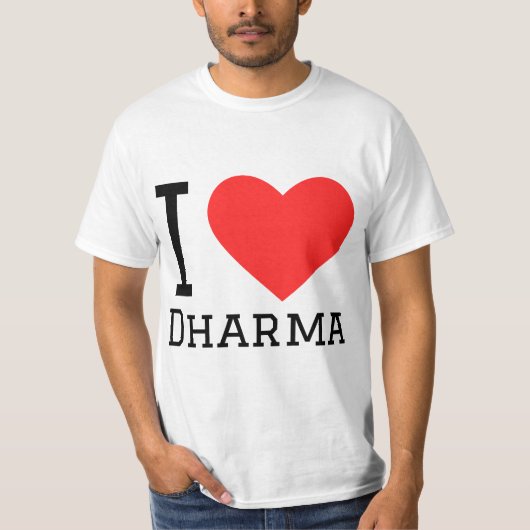 Ik hou van dharma t-shirt (Voorkant)