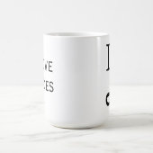 Ik hou van dia's.  Hou je kop. Koffiemok (Center)