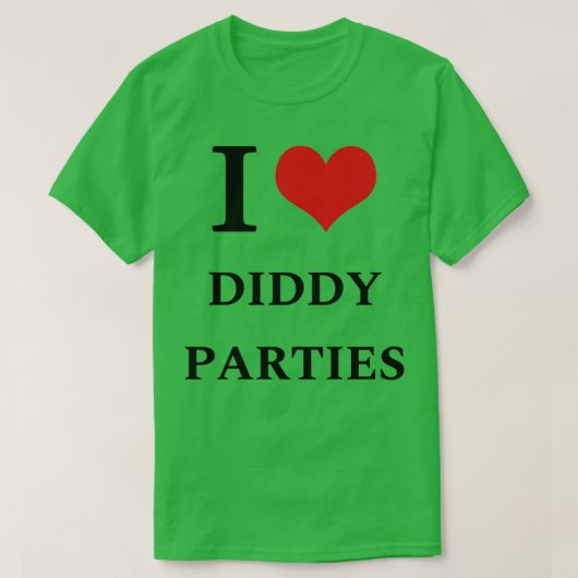 Ik hou van Diddy T-shirt (Design voorkant)