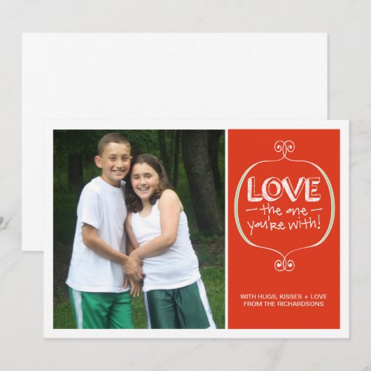 Ik hou van die met wie je bent! (Voorkant / Achterkant)