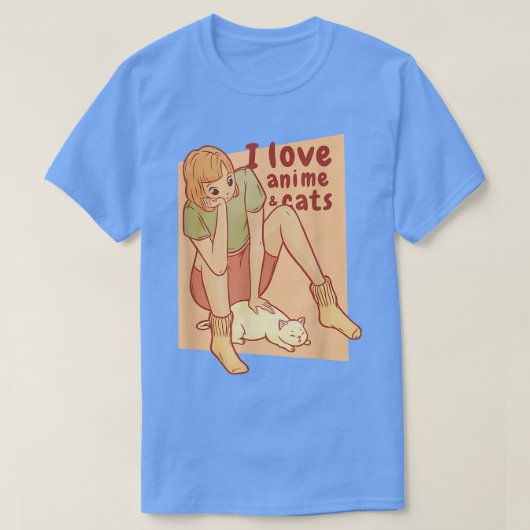 Ik hou van dieren en katten t-shirt (Design voorkant)