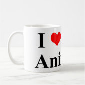 Ik hou van dieren! koffiemok (Links)
