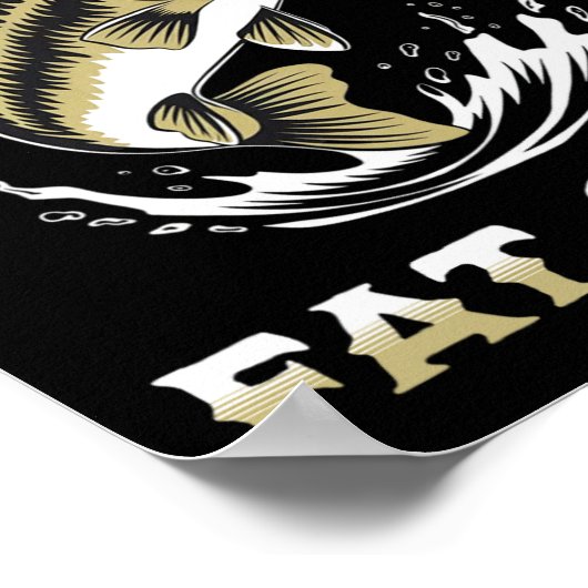 Ik hou van dikke meisjes Funny Byb Gevist Poster (Hoek)