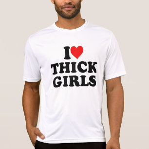 Ik hou van dikke meisjes t-shirt