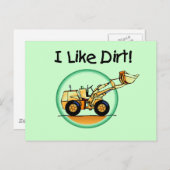 Ik hou van dikke T-shirts en cadeautjes Briefkaart (Voorkant / Achterkant)