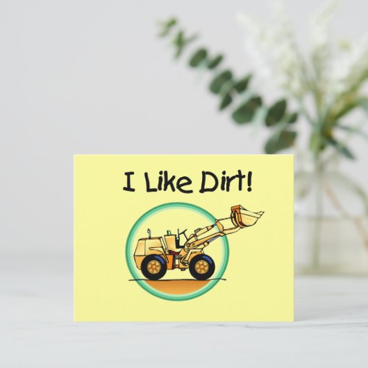 Ik hou van dikke T-shirts en cadeautjes Briefkaart (Staand voorkant)