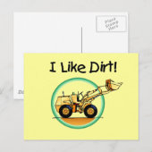 Ik hou van dikke T-shirts en cadeautjes Briefkaart (Voorkant / Achterkant)