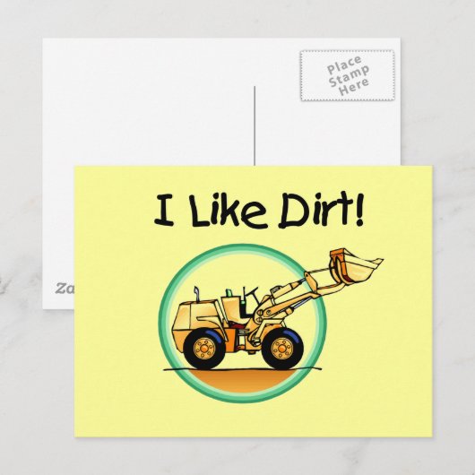 Ik hou van dikke T-shirts en cadeautjes Briefkaart (Voorkant / Achterkant)