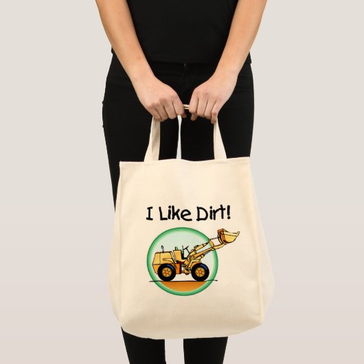 Ik hou van dikke T-shirts en cadeautjes Tote Bag (Voorkant (product))
