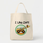 Ik hou van dikke T-shirts en cadeautjes Tote Bag (Voorkant)