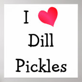 Ik hou van Dill Pickles Poster (Voorkant)