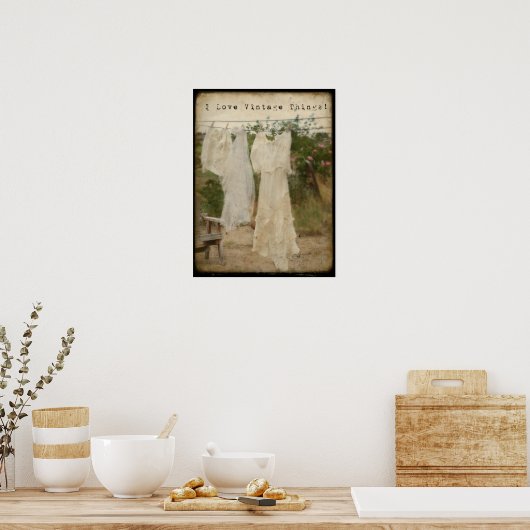 Ik hou van  dingen! poster (Keuken)