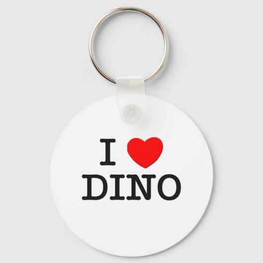 Ik hou van Dino Sleutelhanger (Voorkant)