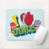 Ik hou van dino's | Dino Ranch Muismat (Met muis)