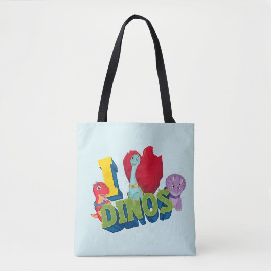 Ik hou van dino's | Dino Ranch Tote Bag (Voorkant)