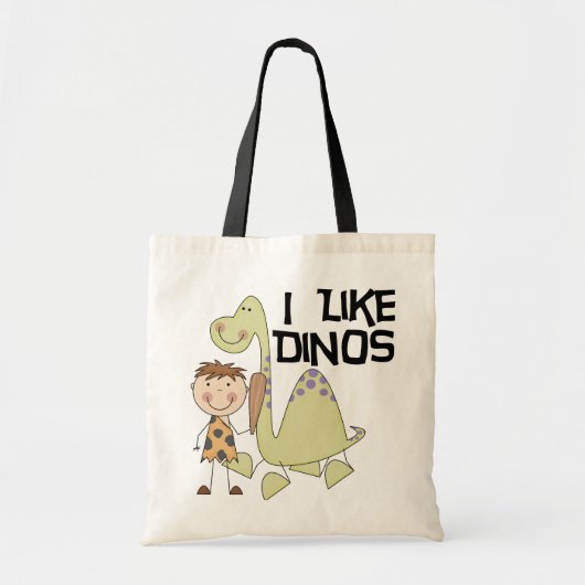 Ik hou van Dinos - Jongen Tshirts en cadeautjes Tote Bag (Voorkant)