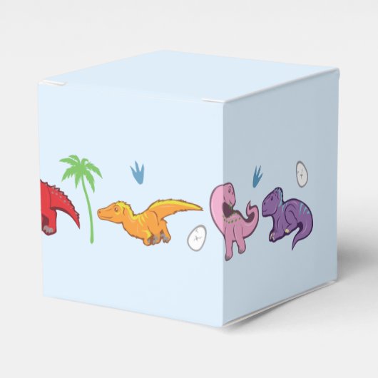 Ik hou van dinosauriërs! (Schattig) Bedankdoosjes (Voorkant Zijde)